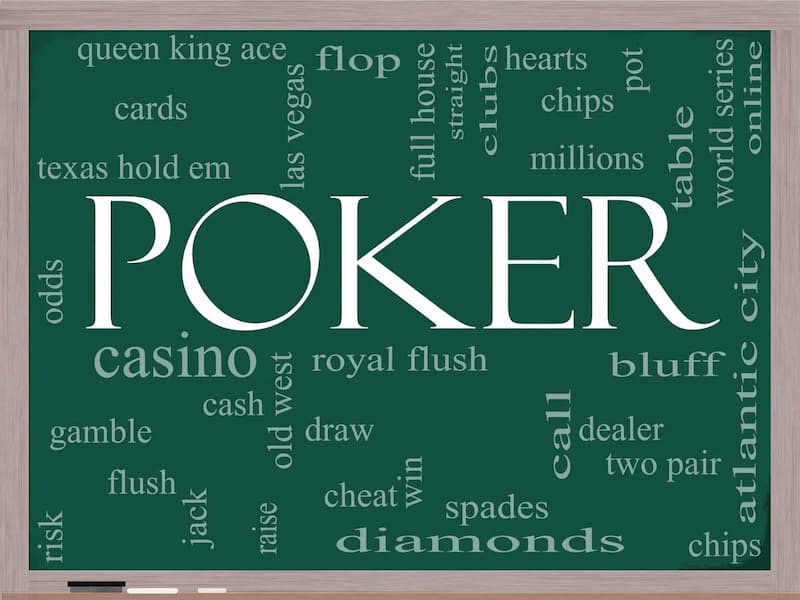 Bạn cần nắm chắc các thuật ngữ poker về hành động cơ bản trong ván bài